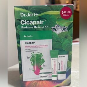New. Never opened. Dr. Jart+ Cica Redness Rescue Kit